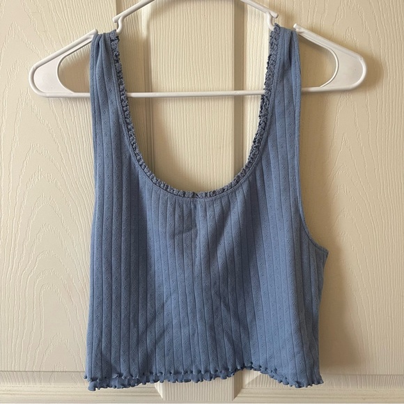 American Eagle blue crop tank - Picture 2 of 3